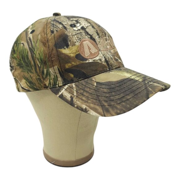 Realtree AP HD Camo Strapback Cap Trucker Hunting Hat American Pipe Supply NEW - Picture 3 of 14